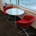 Red Steelcase Coalesse Box Contemporary Lounge Chair